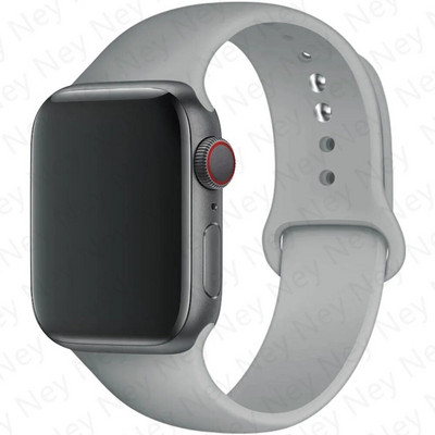 Silikonski remen za remen za Apple Watch 44 mm 45 mm 40 mm 41 mm 42-38 mm 45 mm sportska narukvica iwatch serija 8 7 6 5 4 3 SE 9 Ultra 2 49 mm