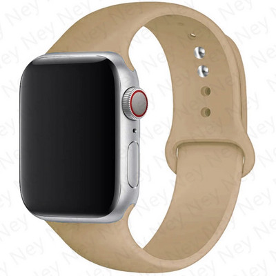 Silikonski remen za remen za Apple Watch 44 mm 45 mm 40 mm 41 mm 42-38 mm 45 mm sportska narukvica iwatch serija 8 7 6 5 4 3 SE 9 Ultra 2 49 mm