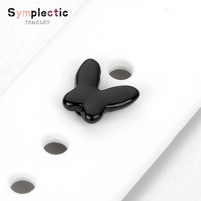 Decorație simplectică curea pentru Apple Watch Brățară din silicon Cuie decorative cu labe de metal pentru iwatch Accesoriu curea sport