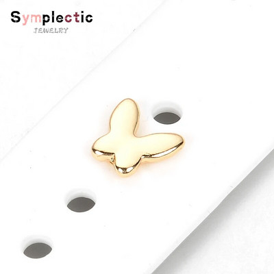 Decorație simplectică curea pentru Apple Watch Brățară din silicon Cuie decorative cu labe de metal pentru iwatch Accesoriu curea sport