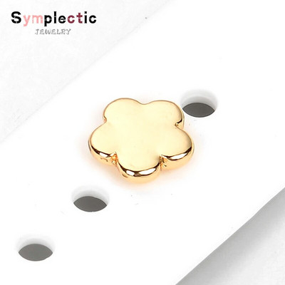 Decorație simplectică curea pentru Apple Watch Brățară din silicon Cuie decorative cu labe de metal pentru iwatch Accesoriu curea sport