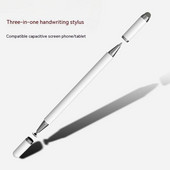 Adsorbție magnetică 3 în 1 Universal Capacitive Stylus Pen Sfaturi șurub cu cerneală Fără baterie pentru ecrane tactile Android Iphone