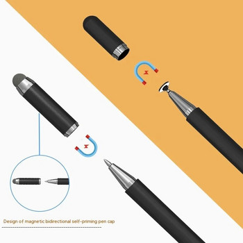 Magnetic Adsorption 3 σε 1 Universal Capacitive Stylus Tips Tips Screw With Ink Χωρίς μπαταρία για οθόνες αφής Android Iphone