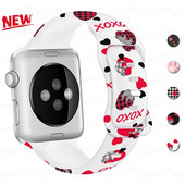 Lover Heart Rose trake za iWatch Ultra 49 38 40 41 42 44 45 mm Correa silikonski remen za Apple Watch Series 9 876 SE 54 narukvica