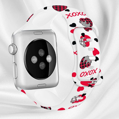 Lover Heart Rose trake za iWatch Ultra 49 38 40 41 42 44 45 mm Correa silikonski remen za Apple Watch Series 9 876 SE 54 narukvica