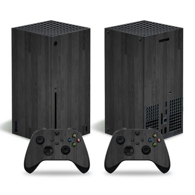 Ξύλινο σχέδιο για xbox series X Αυτοκόλλητο δέρμα για xbox series X δέρματα pvc για xbox series X αυτοκόλλητο βινυλίου