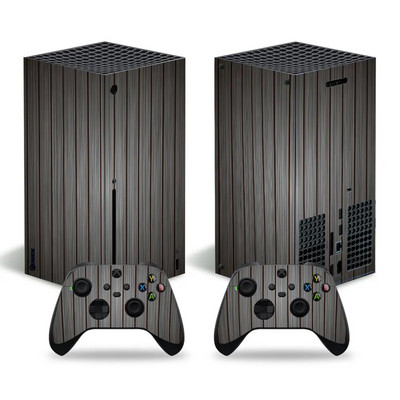 Ξύλινο σχέδιο για xbox series X Αυτοκόλλητο δέρμα για xbox series X δέρματα pvc για xbox series X αυτοκόλλητο βινυλίου