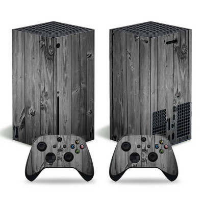 Ξύλινο σχέδιο για xbox series X Αυτοκόλλητο δέρμα για xbox series X δέρματα pvc για xbox series X αυτοκόλλητο βινυλίου