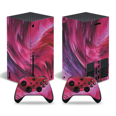 GAMEGENIXX nahakleebis, metallist kaitsev vinüülümbris, täiskomplekt Xbox Series X konsooli ja 2 kontrolleri jaoks