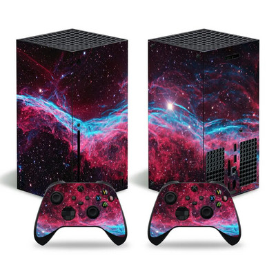 GAMEGENIXX nahakleebis, metallist kaitsev vinüülümbris, täiskomplekt Xbox Series X konsooli ja 2 kontrolleri jaoks