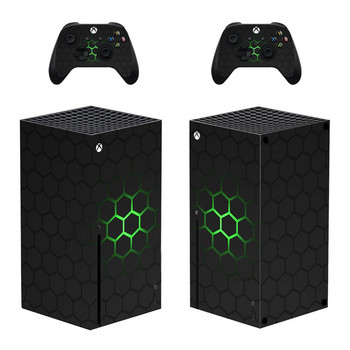 Geometry Style Xbox Series X Стикер за кожа за конзола и 2 контролера Decal Винилови защитни кожи Стил 1
