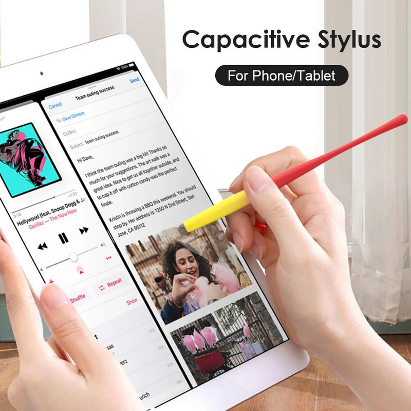 Στυλό για Tablets με οθόνη αφής Gradient Stylus Pencil Devices Λεπτή άκρη μέσης από ίνες γραφίδας για αξεσουάρ οθόνης αφής Νέο