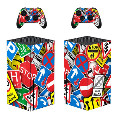 Αυτοκόλλητο αυτοκόλλητου για Xbox Series X Skin Cover for Xbox Series X Console and Controller Free Protection Χονδρική Dropshipping