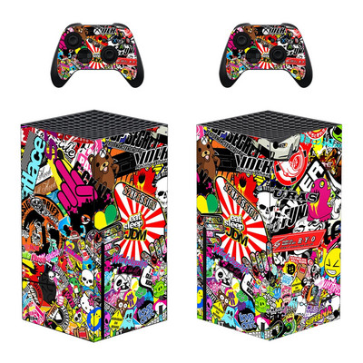 Αυτοκόλλητο αυτοκόλλητου για Xbox Series X Skin Cover for Xbox Series X Console and Controller Free Protection Χονδρική Dropshipping