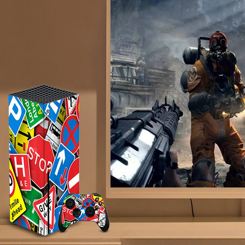 Αυτοκόλλητο αυτοκόλλητου για Xbox Series X Skin Cover for Xbox Series X Console and Controller Free Protection Χονδρική Dropshipping
