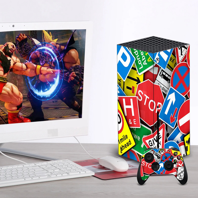 Αυτοκόλλητο αυτοκόλλητου για Xbox Series X Skin Cover for Xbox Series X Console and Controller Free Protection Χονδρική Dropshipping