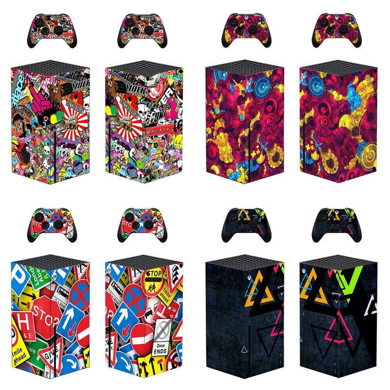 Αυτοκόλλητο αυτοκόλλητου για Xbox Series X Skin Cover for Xbox Series X Console and Controller Free Protection Χονδρική Dropshipping