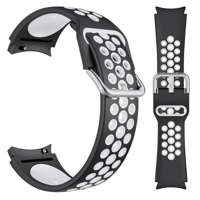 Silikoonist kellarihm Samsungi kellale 4 5 6 rihm 40 mm 44 mm kella 6 4 klassikaline 42 mm 46 mm käevõru Galaxy Watch 5 Pro jaoks, 45 mm rihm