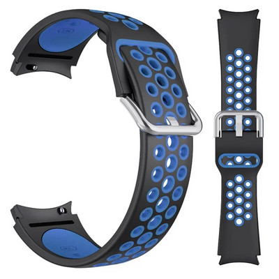 Silikoonist kellarihm Samsungi kellale 4 5 6 rihm 40 mm 44 mm kella 6 4 klassikaline 42 mm 46 mm käevõru Galaxy Watch 5 Pro jaoks, 45 mm rihm