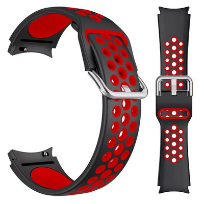 Silikoonist kellarihm Samsungi kellale 4 5 6 rihm 40 mm 44 mm kella 6 4 klassikaline 42 mm 46 mm käevõru Galaxy Watch 5 Pro jaoks, 45 mm rihm