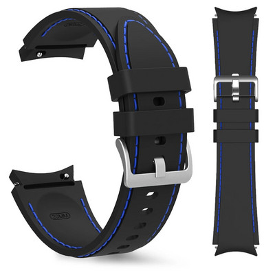 Silikoonist kellarihm Samsungi kellale 4 5 6 rihm 40 mm 44 mm kella 6 4 klassikaline 42 mm 46 mm käevõru Galaxy Watch 5 Pro jaoks, 45 mm rihm