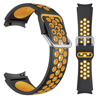 Silikoonist kellarihm Samsungi kellale 4 5 6 rihm 40 mm 44 mm kella 6 4 klassikaline 42 mm 46 mm käevõru Galaxy Watch 5 Pro jaoks, 45 mm rihm