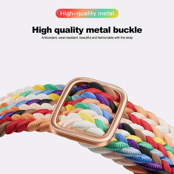 Strap For Apple Watch band ultra 49mm 8 7 se 3 6 5 Braided Solo Loop βραχιόλι correa iwatch series 44mm 40mm 45mm 41mm 38mm 42mm