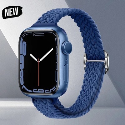 Rihm Apple Watchi rihma jaoks ultra 49mm 8 7 se 3 6 5 punutud Solo Loop käevõru correa iwatch seeria 44mm 40mm 45mm 41mm 38mm 42mm