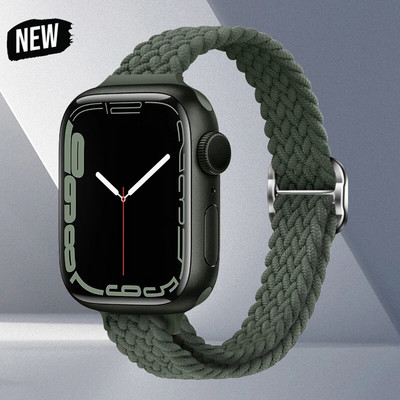 Rihm Apple Watchi rihma jaoks ultra 49mm 8 7 se 3 6 5 punutud Solo Loop käevõru correa iwatch seeria 44mm 40mm 45mm 41mm 38mm 42mm