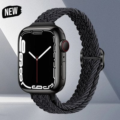 Rihm Apple Watchi rihma jaoks ultra 49mm 8 7 se 3 6 5 punutud Solo Loop käevõru correa iwatch seeria 44mm 40mm 45mm 41mm 38mm 42mm