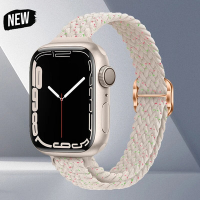 Rihm Apple Watchi rihma jaoks ultra 49mm 8 7 se 3 6 5 punutud Solo Loop käevõru correa iwatch seeria 44mm 40mm 45mm 41mm 38mm 42mm