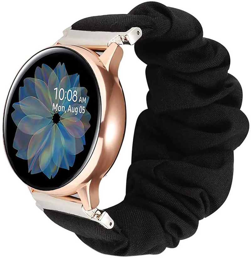 20mm Nylon Solo Loop Elastic λουράκι για Samsung galaxy ρολόι 5/4/Active 2/Huawei GT/Amazfit Bip/GTS για υφασμάτινη ζώνη βραχιολιών 22mm