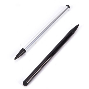 1 бр. 2 в 1 капацитивна резистивна писалка Стилус за сензорен екран за таблет, iPad, мобилен телефон, компютър Капацитивна писалка