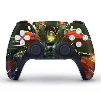 Data Frog Camouflage Skin Sticker за PS5 Gamepad Joystick Защитен Decal Cover за Playstation 5 Controller Аксесоари за игри