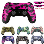 Για χειριστήριο Sony PS4 Camouflage Vinyl Skin Sticker Cover skin For Playstation 4 Gamepad Decal Joystick Joypad Controle