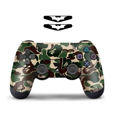Για χειριστήριο Sony PS4 Camouflage Vinyl Skin Sticker Cover skin For Playstation 4 Gamepad Decal Joystick Joypad Controle