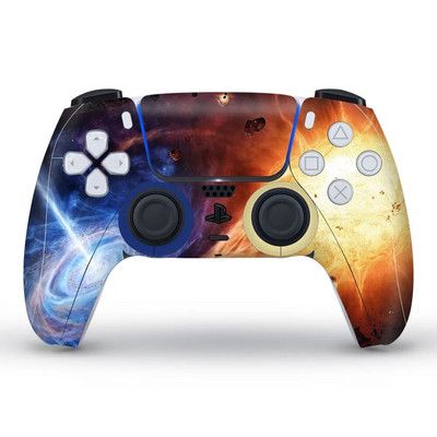 Autocolant de husă de protecție pentru controler PS5 Autocolant de piele anti-alunecare pentru Accesorii Joystick pentru consola de jocuri PS5