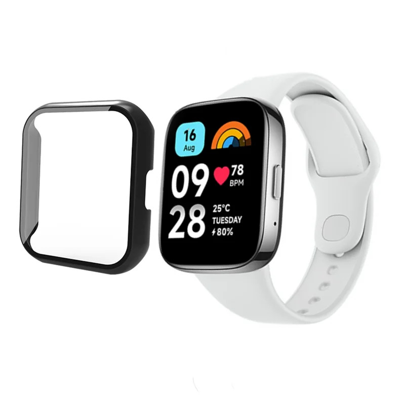 Για το ρολόι Xiaomi Redmi 3 Active lite Case PC Glass Screen Protector Strap Clear Bracelet Band