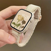 Κορεατική χαριτωμένη λεπτή κορδέλα για Apple Watch 49 38/40/41mm 45 44 42 Γυναικείο ελαστικό λουράκι για iWatch Series 8 7 SE 6 5 4 3 2