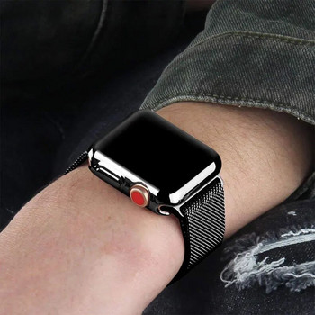 TPU покритие за Apple Watch Case 44MM 45MM 41MM 42MM 38MM 40MM Пълна протекторна лента за броня iwatch series 9 8 7 6 5 3 SE аксесоари