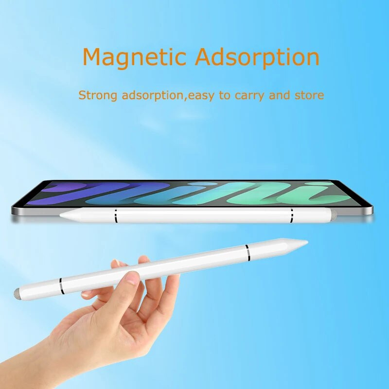 3 vienā magnētiskais zīmēšanas disks Stylus Pencil universāls skārienekrāna kantas Lodīšu pildspalva IOS Android planšetdatoram Ipad Xiaomi Huawei