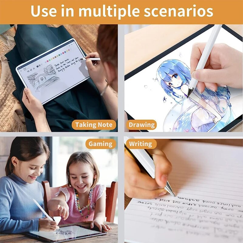 3 vienā magnētiskais zīmēšanas disks Stylus Pencil universāls skārienekrāna kantas Lodīšu pildspalva IOS Android planšetdatoram Ipad Xiaomi Huawei