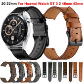 20 22mm βραχιόλι Δερμάτινο λουράκι για Huawei Watch GT 3 2 GT3 GT2 Pro 46mm 42mm Βραχιόλι Honor Magic Smart Watch Band Wristband
