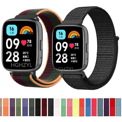 ΝΕΟ λουρί Nylon Loop για Redmi Watch 3 Active Smart Watch Band Αντικατάσταση βραχιόλι για Redmi Watch 3 Lite Wristband Correa