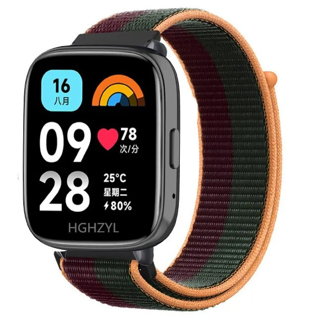 JAUNA neilona cilpas siksniņa Redmi Watch 3 Active Smart Watch siksniņas nomaiņai Redmi Watch 3 Lite aprocei Correa