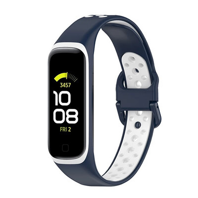 Silikoonrihm Samsung Galaxy Fit 2 SM-R220 rihmaga käevõru asendusrandme jaoks Galaxy Fit 2 kella Correa pehmete tarvikute jaoks