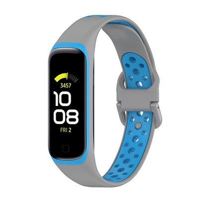 Silikoonrihm Samsung Galaxy Fit 2 SM-R220 rihmaga käevõru asendusrandme jaoks Galaxy Fit 2 kella Correa pehmete tarvikute jaoks
