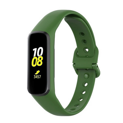 Silikoonrihm Samsung Galaxy Fit 2 SM-R220 rihmaga käevõru asendusrandme jaoks Galaxy Fit 2 kella Correa pehmete tarvikute jaoks