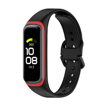 Silikoonrihm Samsung Galaxy Fit 2 SM-R220 rihmaga käevõru asendusrandme jaoks Galaxy Fit 2 kella Correa pehmete tarvikute jaoks