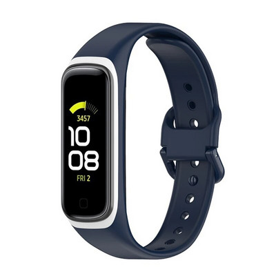 Silikoonrihm Samsung Galaxy Fit 2 SM-R220 rihmaga käevõru asendusrandme jaoks Galaxy Fit 2 kella Correa pehmete tarvikute jaoks